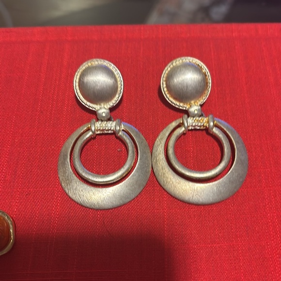 Set of 4 pairs of Vintage clip earrings - Picture 5 of 6